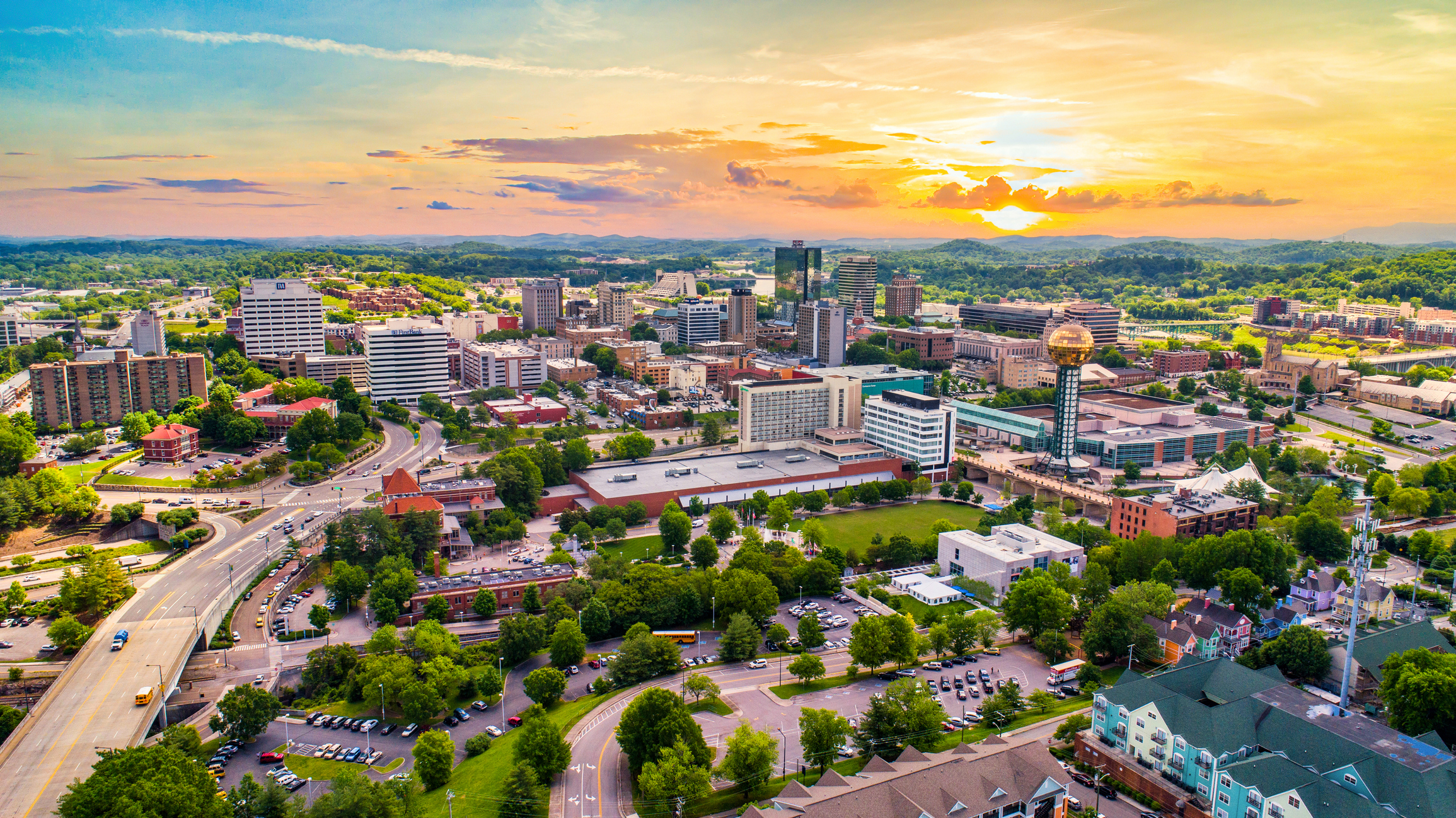 Knoxville skyline in day